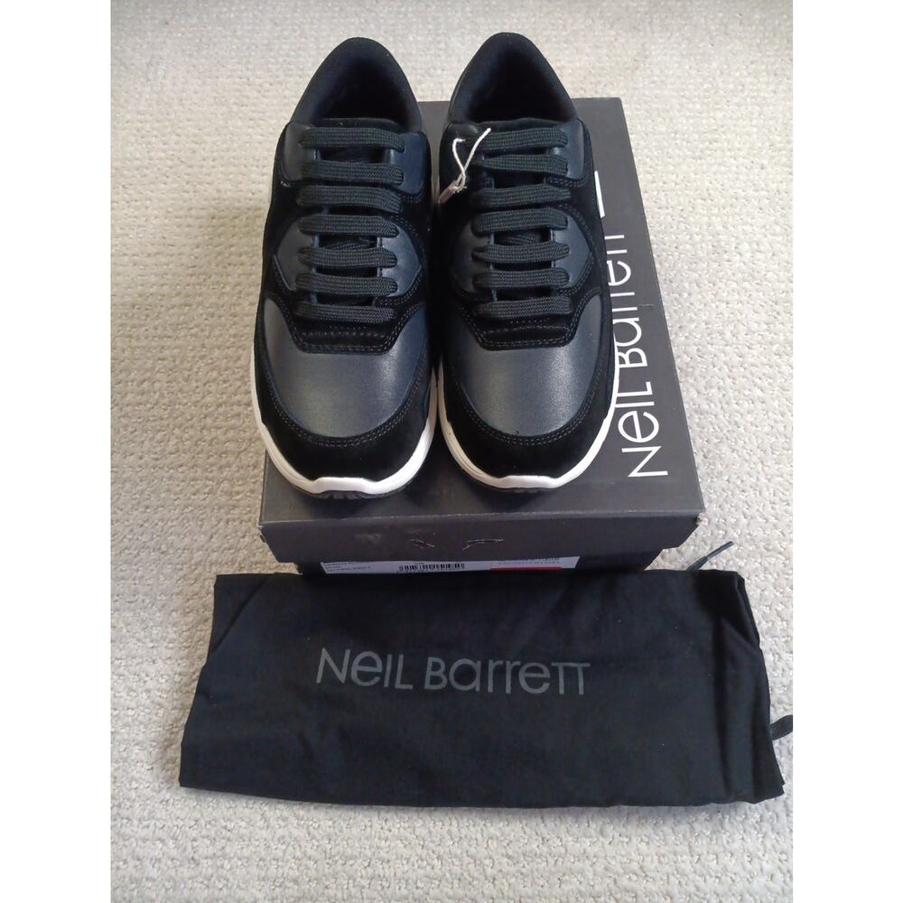 Neil Barrett Brand New With Box Urban Runner Shoes Womens EU35 Or US5 Black